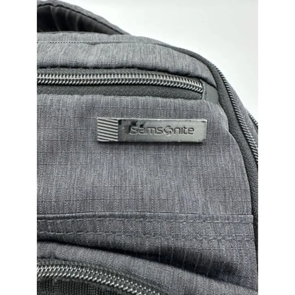 Samsonite Modern‎ Utility Double Shot Laptop Backpack Charcoal Heather